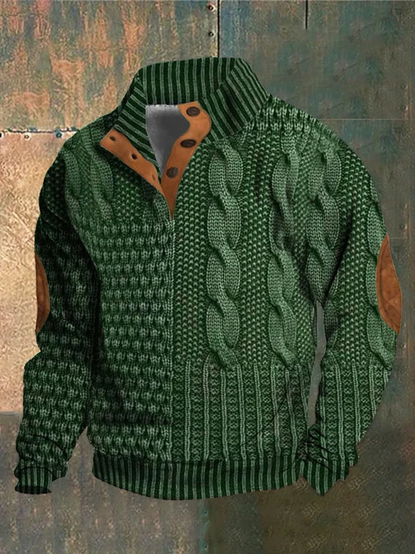 Vincent | Patterned warm sweater