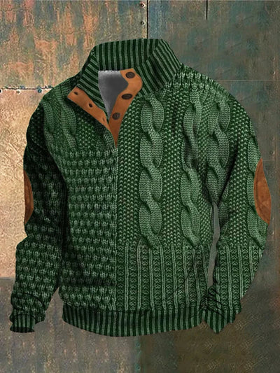 Vincent | Patterned warm sweater