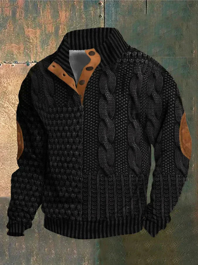Vincent | Patterned warm sweater