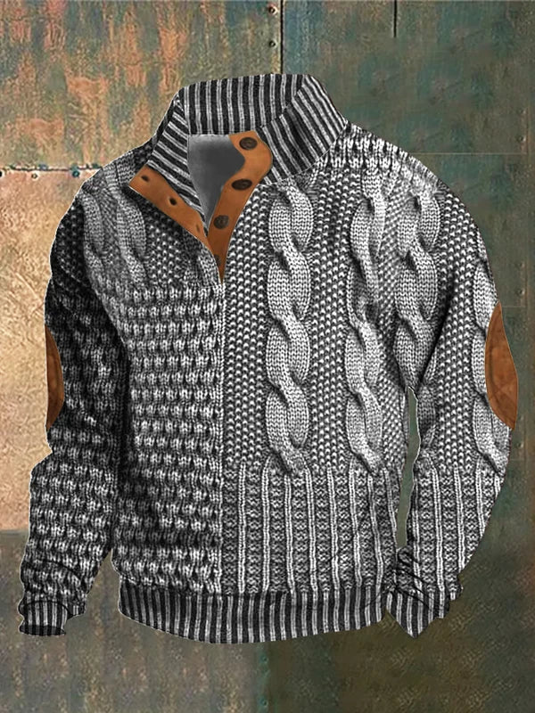 Vincent | Patterned warm sweater
