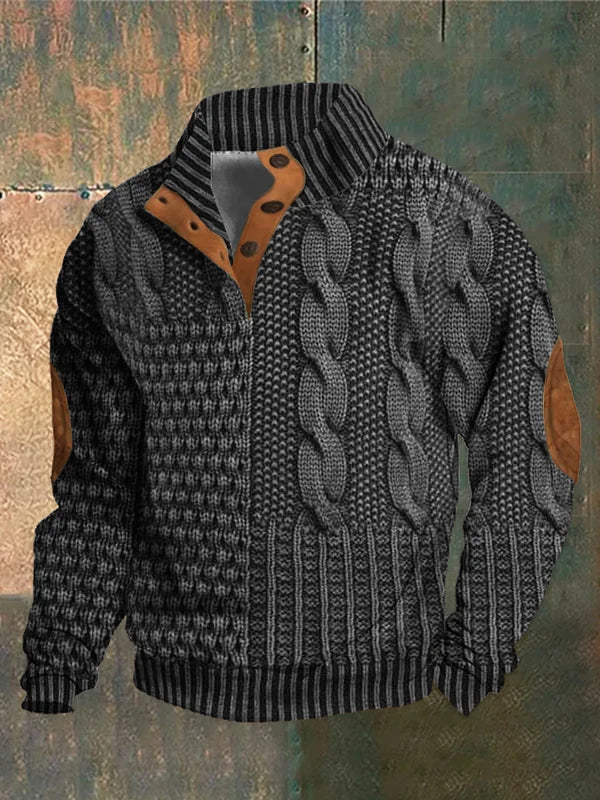 Vincent | Patterned warm sweater