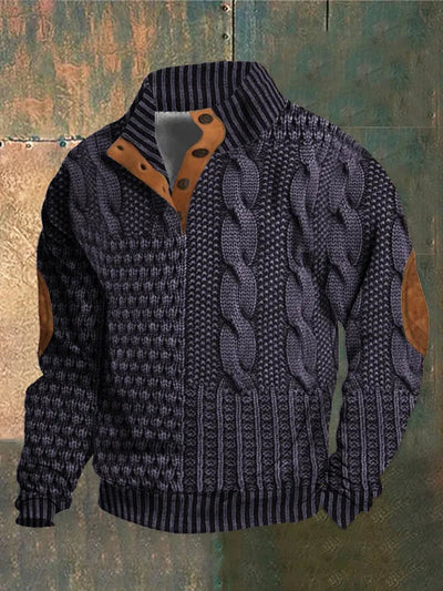 Vincent | Patterned warm sweater