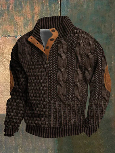 Vincent | Patterned warm sweater