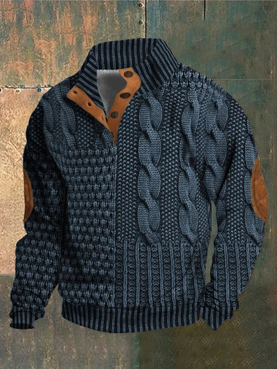Vincent | Patterned warm sweater